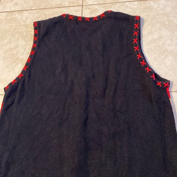 Basic Editions Holiday women's Christmas vest XL. Multicolored. - Picture 12 of 16